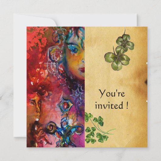 EXCALIBUR, St Patrick's Day Party, parchment Kaart (Voorkant)