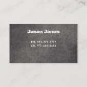 Excavation des Cartes de visite (Dos)