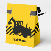 Excavator Bedankdoosjes (Achterkant)