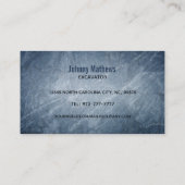 Excavator-Logo Visitekaartjes (Achterkant)