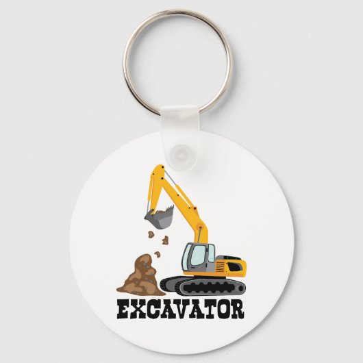Excavator Sleutelhanger (Voorkant)
