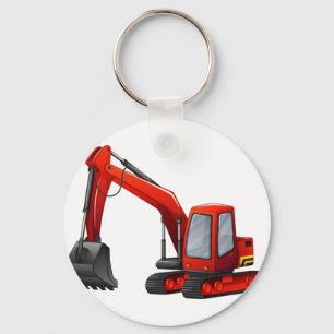 Excavator Sleutelhanger