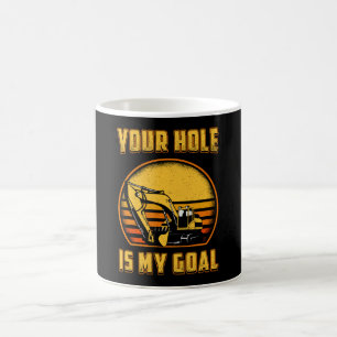 Excavator Uw Gat is mijn Goederenbouwarbeider Koffiemok