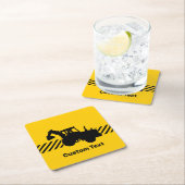 Excavator Vierkante Kartonnen Onderzetter (Insitu)