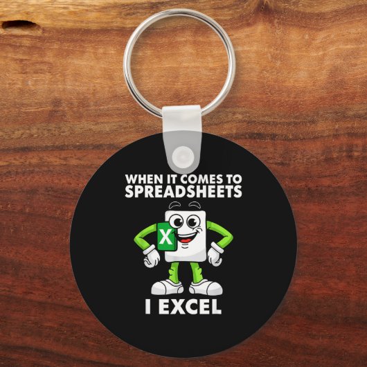 Excel Coworker Birthday Employee Farewell Goodbye  Sleutelhanger (Voorkant)