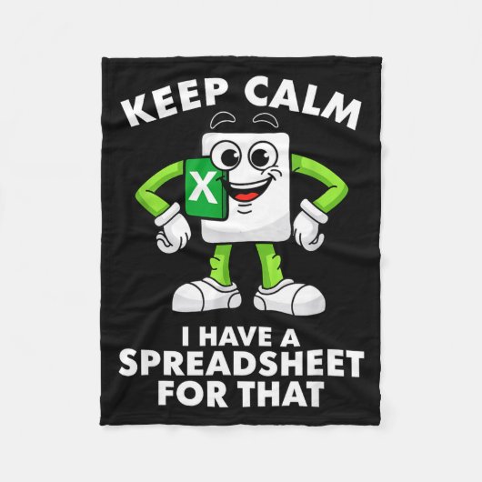 Excel Coworker Employee Farewell Goodbye Birthday Fleece Deken (Voorkant)