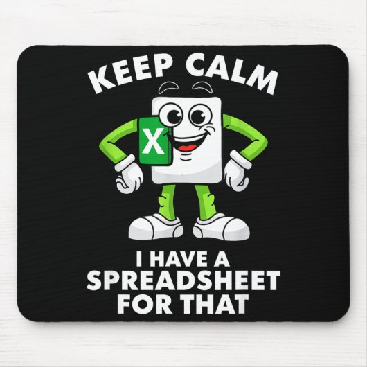 Excel Coworker Employee Farewell Goodbye Birthday Muismat (Voorkant)