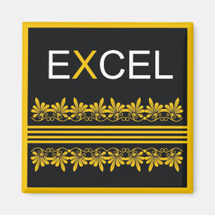 Excel - één Word-citaat voor Motivatie Magneet
