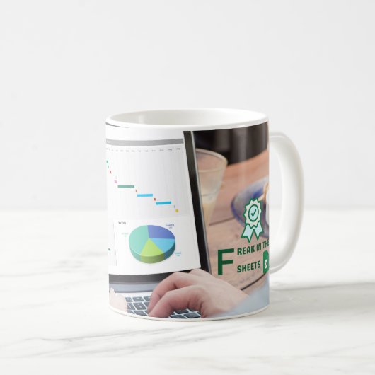 Excel Sheets Mok: het perfecte cadeau voor data Koffiemok (Voorkant rechts)