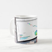 Excel Sheets Mok: het perfecte cadeau voor data Koffiemok (Voorkant links)