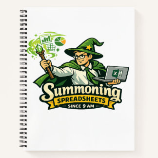 Excel Tovenaar – Spreukenbladen Oproepend Sinds 9 Notitieboek