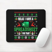 Excel Ugly Christmas Sweater I Have A Spreadsheet Muismat (Met muis)