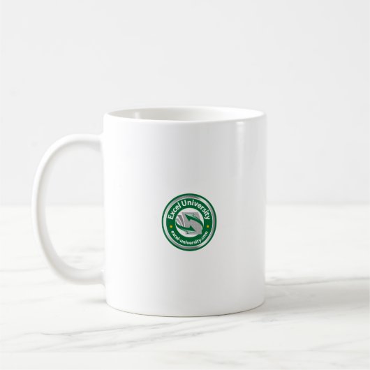 Excel University Masters 1 Data Flow Coffee Mok (Links)