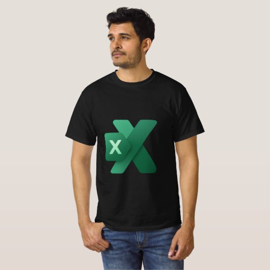 Excel Wizard T-shirt – Grappige spreadsheet Master (Voorkant volledig)