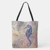 Excellent grand sac fourre-tout à hippocampe par (Dos)