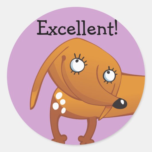 Excellent Reward Stickers - puppy (Voorkant)
