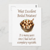 Excellente carte postale de citation de pommes de  (Devant / Derrière)