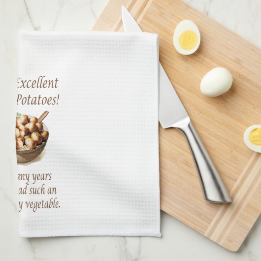 Excellente Pomme de terre cuite Citation Serviette (Quart Plié)