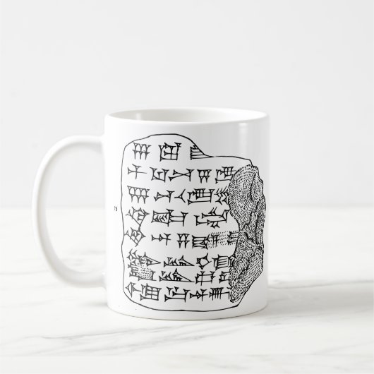 Excellente tasse cunéiforme de boissons (Gauche)