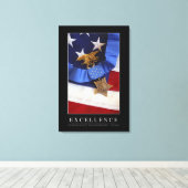 Excellentie: Inspirerend prijsopgave Canvas Afdruk (Insitu (Houten vloer))