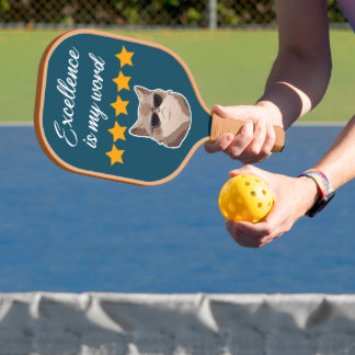 Excellentie is mijn woord, volharding is mijn woor pickleball paddle