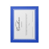 Excellentiecertificaten Notitieblok (Gedraaid)