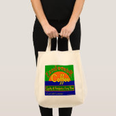 Excelorator Coffee Retro Kitchen Grocery Canvas ta Tote Bag (Voorkant (product))
