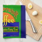 Excelorator Retro Café Étiquette Serviette de cuis (Quart Plié)