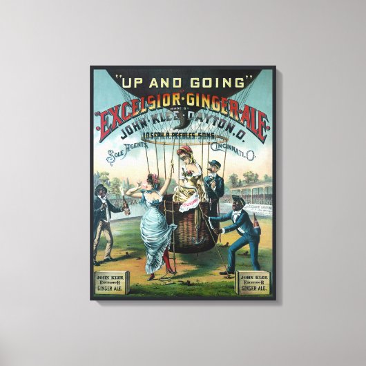 Excelsior Ginger Ale Canvas Afdruk (Voorkant)