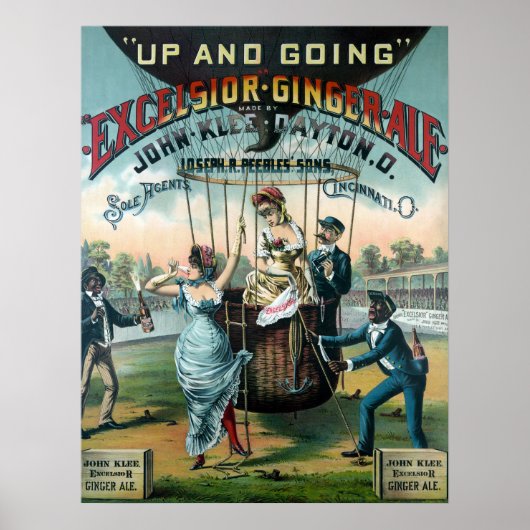 Excelsior Ginger Ale Poster (Voorkant)