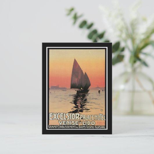 Excelsior Palace Hotel: Venise-Lido Briefkaart (Staand voorkant)