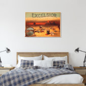 Excelsior theatrical Play Poster #2 Canvas Afdruk (Insitu (Slaapkamer))