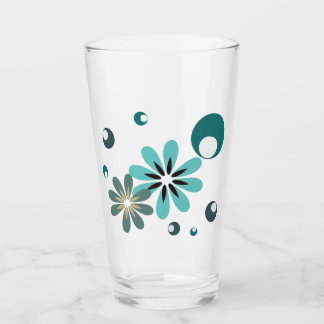 Excentrieke groene retro geïnspireerd glas