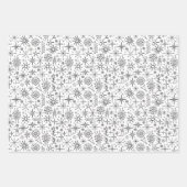 Excentrieke moderne retro uit het midden van de ee inpakpapier vel (Voorkant 3)