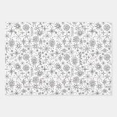 Excentrieke moderne retro uit het midden van de ee inpakpapier vel (Voorkant 2)