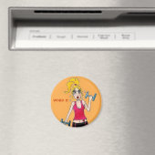 Excercise Girl Magnet (In Situ (Lave-vaisselle))