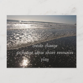 Exchange, creëer Change Exchange Ideeën delen... Briefkaart