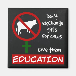Exchange Girls niet voor Koeien, geef ze onderwijs Magneet