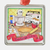 Exchange Love Kerstversiering Metalen Ornament (Voorkant)