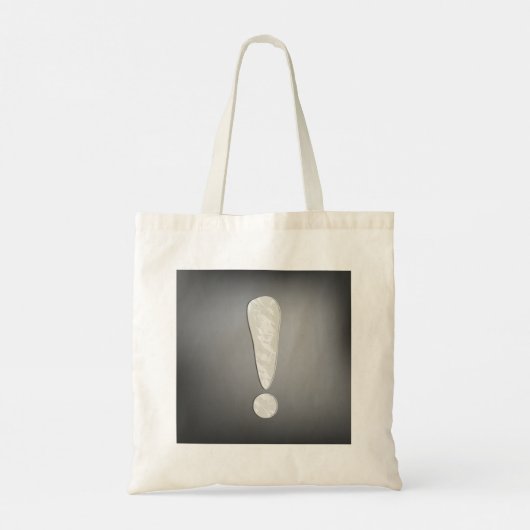Exclamation Mark Canvas tas (Achterkant)