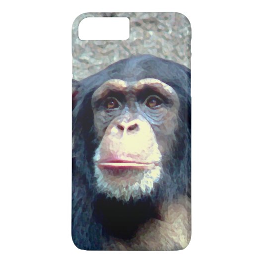 Exclusief chimpansee kunstwerk Case-Mate iPhone case (Achterkant)