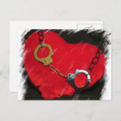 Exclusief in dat gebied met je geketend hart Brief Briefkaart (Voorkant / Achterkant)