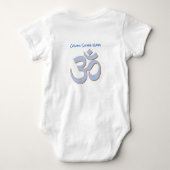 Exclusief kosmische superieure Baby Ohm moderne ku Romper (Achterkant)