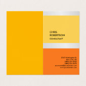 Exclusief modern visitekaartjes (Buitenkant ongevouwen)