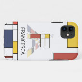 Exclusief neoplasticisme Art Monogram. Brief F Case-Mate iPhone Case (Achterkant (horizontaal))
