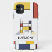 Exclusief neoplasticisme Art Monogram. Brief H Case-Mate iPhone Case (Achterkant)