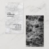 Exclusief speciaal grijs modern visitekaartje (Voorkant / Achterkant)