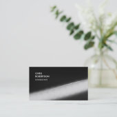 Exclusief speciaal patroon Modern Grey Trendy Visitekaartje (Staand voorkant)