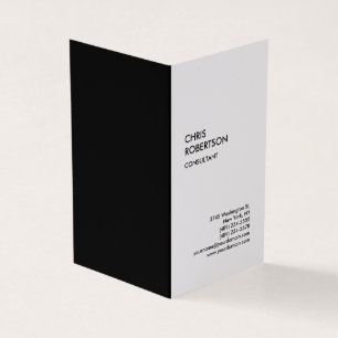 Exclusief speciaal zwart en wit, modern visitekaartjes