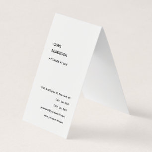Exclusief speciaal zwart & wit modern uniek visitekaartjes